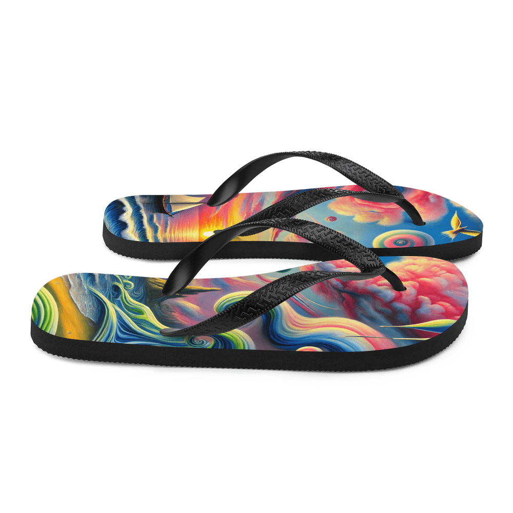Flip Flops Pink Solitude Surreal Right