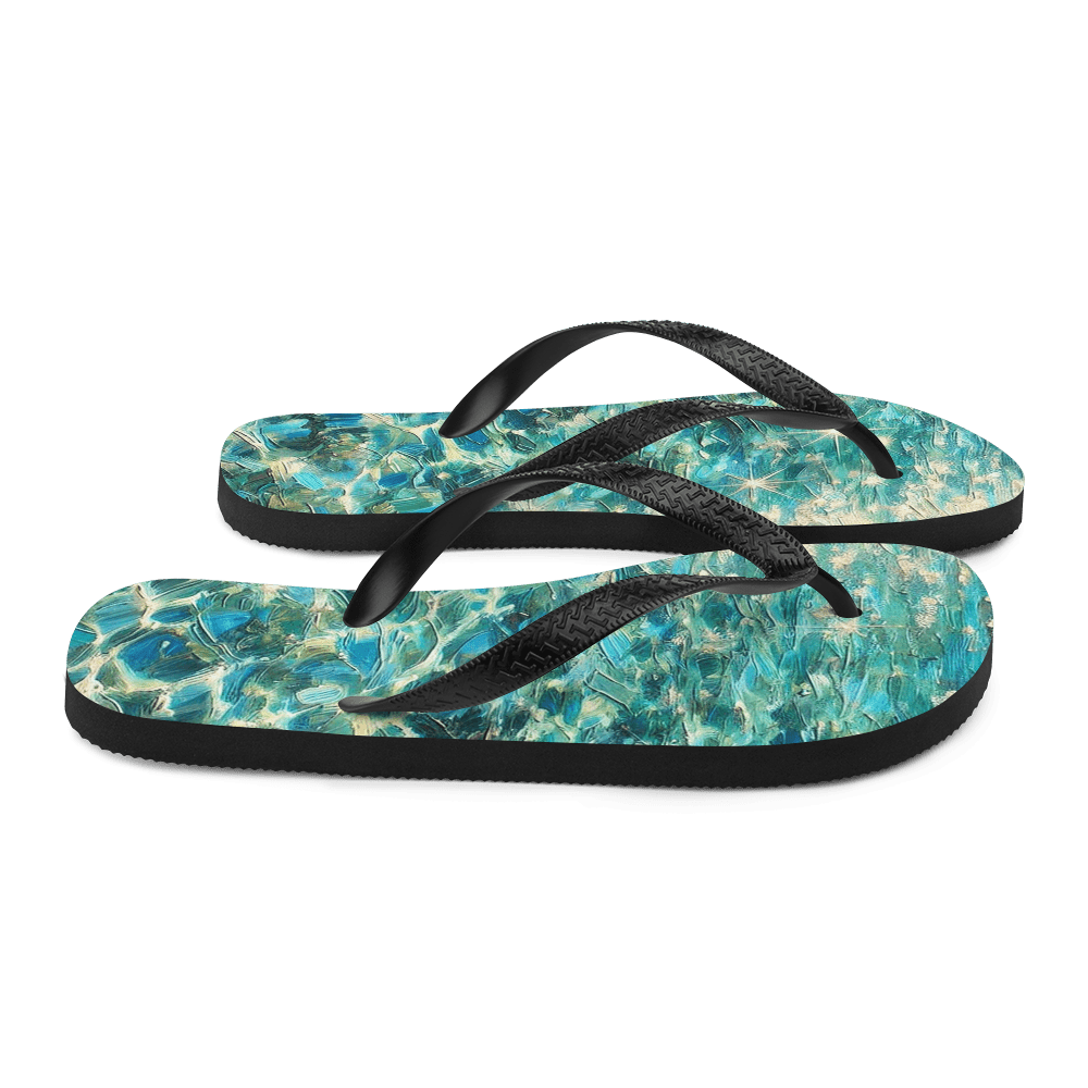 Flip Flops Bahamian Waters Post Impressionistic Right