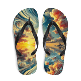 Flip Flops Bahamas Surreal Sunset White Top