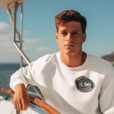 'Boats Well With Others / Sail' Crew Neck Sweatshirt
