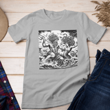 'Poseidon Battling Medusa' - Unisex T-Shirt – Nautical Style Meets Comfort
