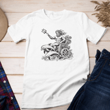 'Poseidon’s Dolphin-Pulled Chariot' - Unisex T-Shirt – Nautical Style Meets Comfort