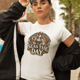 'Seas The Day / Wench' Short-Sleeve T-Shirt β Nautical Style Meets Comfort