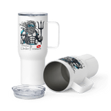 'Poseidon I'd Rather Be Under Pressure' Scuba Diving Stainless Steel Travel Mug