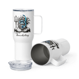 'Poseidon I'd Rather Be Snorkeling' Stainless Steel Travel Mug