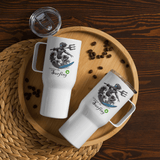 'Poseidon I'd Rather Be Surfing' Stainless Steel Travel Mug