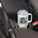 'Poseidon I'd Rather Be Under Pressure' Scuba Diving Stainless Steel Travel Mug