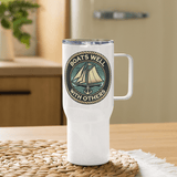 'Boats Well With Others / Sail' Stainless Steel Travel Mug