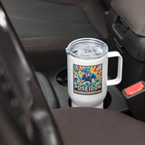 'Poseidon for Change' Stainless Steel Travel Mug