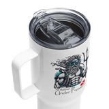 'Poseidon I'd Rather Be Under Pressure' Scuba Diving Stainless Steel Travel Mug