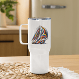 'Sailing In Color' Stainless Steel Travel Mug