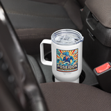 'Poseidon for Change' Stainless Steel Travel Mug