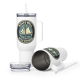 'Boats Well With Others / Sail' Stainless Steel Travel Mug