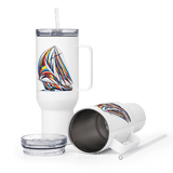 'Sailing In Color' Stainless Steel Travel Mug