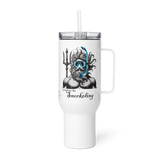 'Poseidon I'd Rather Be Snorkeling' Stainless Steel Travel Mug