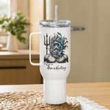 'Poseidon I'd Rather Be Snorkeling' Stainless Steel Travel Mug
