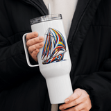 'Sailing In Color' Stainless Steel Travel Mug