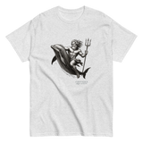 'Poseidon Surfing on Dolphin' - Unisex T-Shirt – Nautical Style Meets Comfort