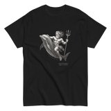 'Poseidon Surfing on Dolphin' - Unisex T-Shirt – Nautical Style Meets Comfort