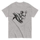 'Poseidon Surfing on Dolphin' - Unisex T-Shirt – Nautical Style Meets Comfort