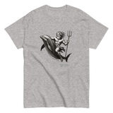 'Poseidon Surfing on Dolphin' - Unisex T-Shirt – Nautical Style Meets Comfort