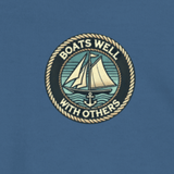 'Boats Well With Others / Sail' Unisex Hoodie