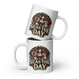 Seas The Day / Wench' White Glossy Mug