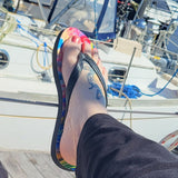 'Pink Solitude / Surreal' Flip-Flops – Ocean-Inspired Style