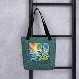 'Dolphins Tree of Life' Tote Bag - Ocean-Inspired Style