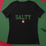 Salty Christmas Shell Women’s relaxed v-neck t-shirt