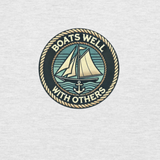 Boats Well With Others Sail Crew Neck Sweatshirt