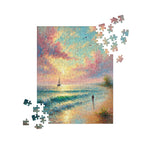 Impression Style Serene Sailboat Nautical Puzzle 252 pieces