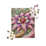 Mosaic Water Lily Floral Art Puzzle 252 pieces