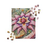 Mosaic Water Lily Floral Art Puzzle 252 pieces