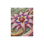 Mosaic Water Lily Floral Art Puzzle 252 pieces