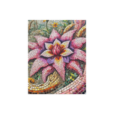 Mosaic Water Lily Floral Art Puzzle 252 pieces