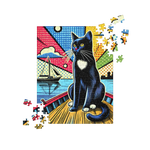 Coco Sailing Kitty Pop Art Puzzle 252 pieces