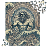 Poseidon Blue Mandalas Mythical Ocean Puzzle 520 pieces