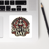 Seas The Day Wench Bubble-free Stickers