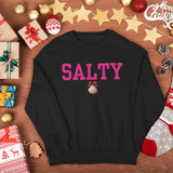 Salty Christmas Shell Pink Unisex Premium Sweatshirt