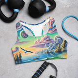 Radio Beach Surreal Sports Bra