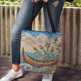 Lake Worth Mosaic Tote Bag