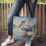 Pelican Mosaic Tote Bag