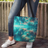 Bahamian Waters Surreal Tote Bag