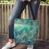 Bahamian Waters Surreal Turquoise Tote Bag