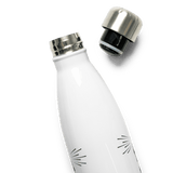'Be The Light' Lighthouse White Stainless Steel Water Bottle