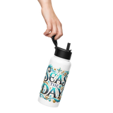 Seas The Day Shell Water Bottle