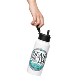 Seas The Day Anchor Stainless Steel Water Bottle