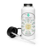 Points of Sail Circle Stainless Steel Water Bottle