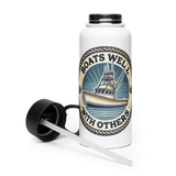 Boats Well With Others Sportfisher Stainless Steel Water Bottle